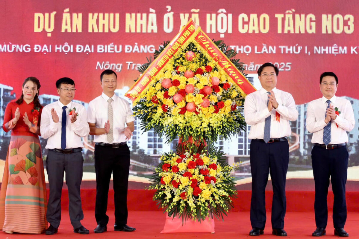 Phú Thọ: Khởi công khu nhà ở xã hội cao tầng tại phường Nông Trang